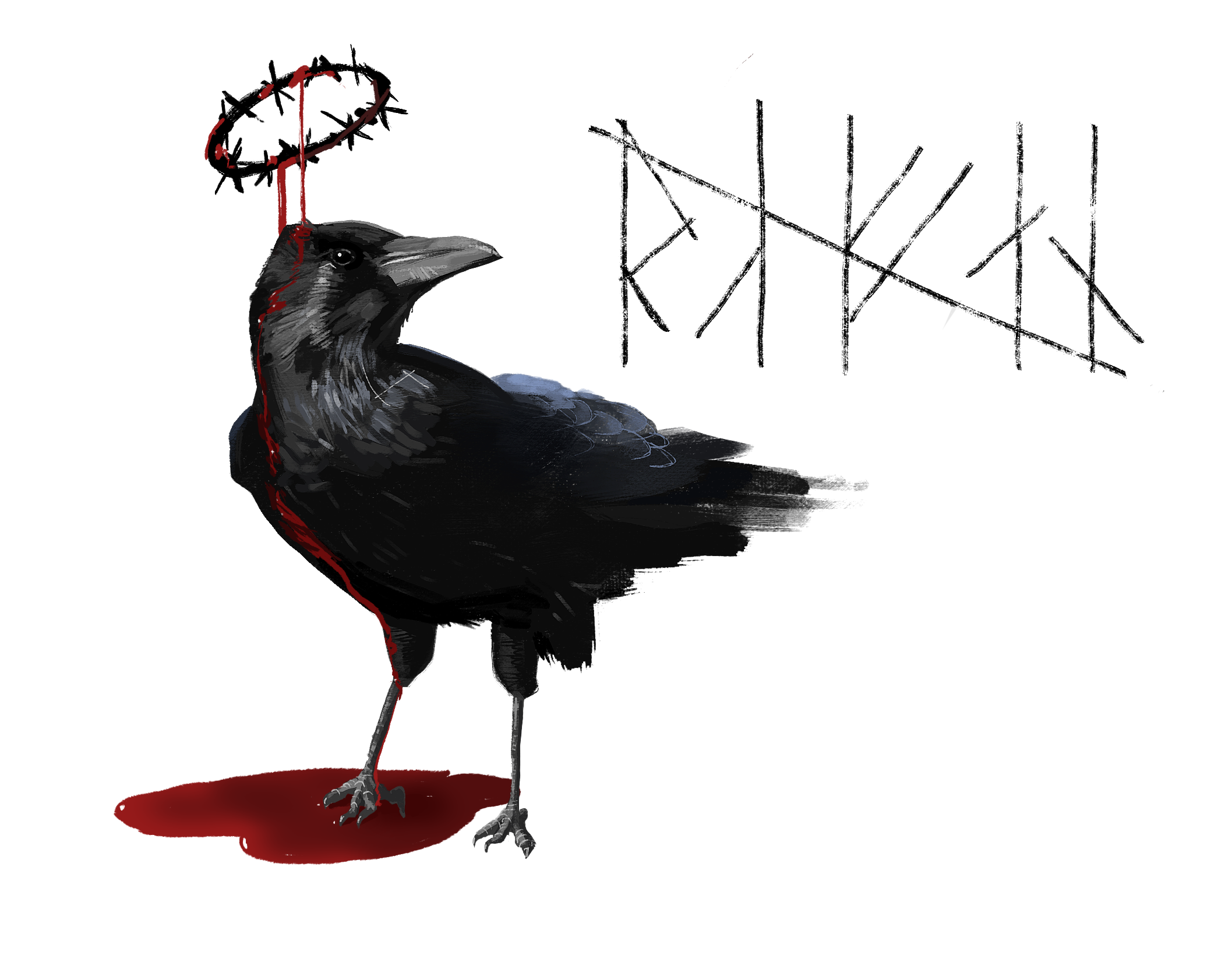 artwork: not a raven